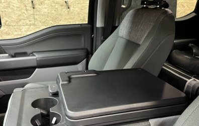 Converting Jump Seat Work Surface to Jump Seat Storage