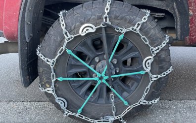 Winter traction devices aka tire chains