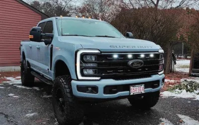 Raptor style grill lights.