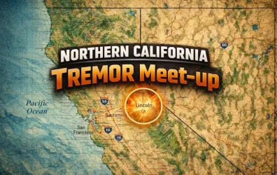 1st Northern California Tremor Meet-up.  Feb. 21, 2026