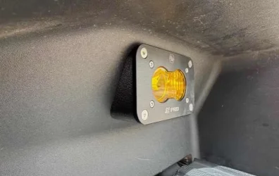Baja Lights in Side Step - New Mount