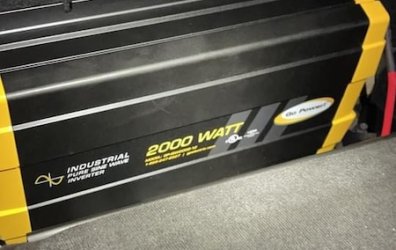 Inverter upgraded to 2000watt pure sine wave