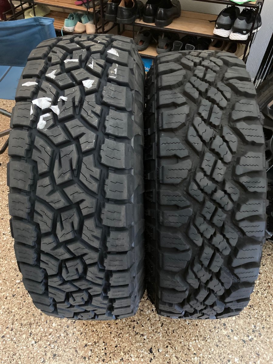 35 Goodyear Duratrac vs 37 Toyo Open Country AT III  | Ford Tremor  Forum | Ford Super Duty