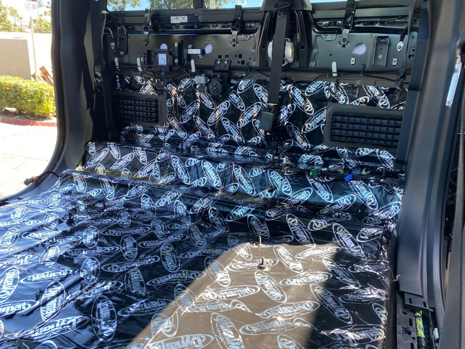 Back Seat - rear wall Dynamat.jpg | Ford Tremor Forum | Ford Super Duty