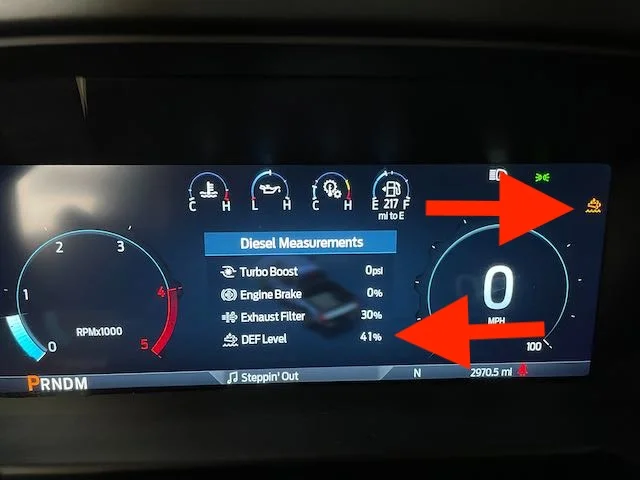 DashBeforeAdding DEF.webp | Ford Tremor Forum | Ford Super Duty