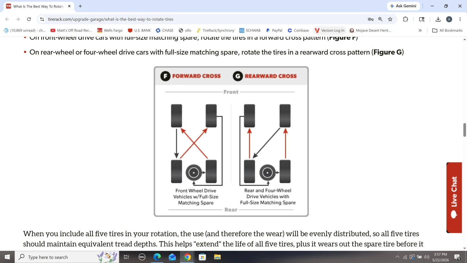 TireRack tire rotation 5-tire rearward cross.webp | Ford Tremor Forum ...