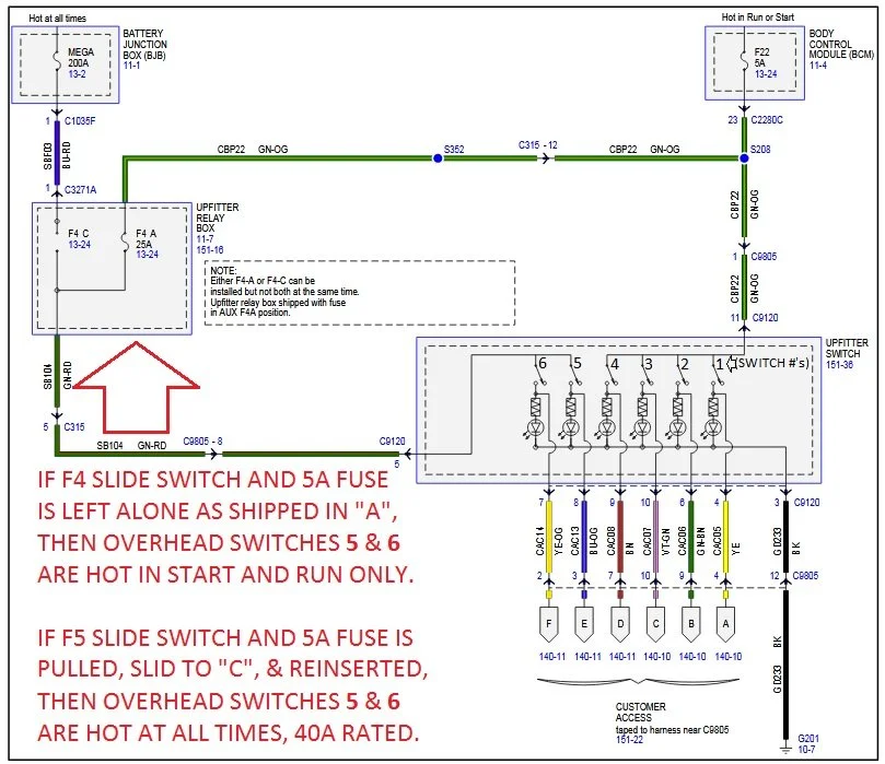 upfitterswitches.jpg | Ford Tremor Forum | Ford Super Duty