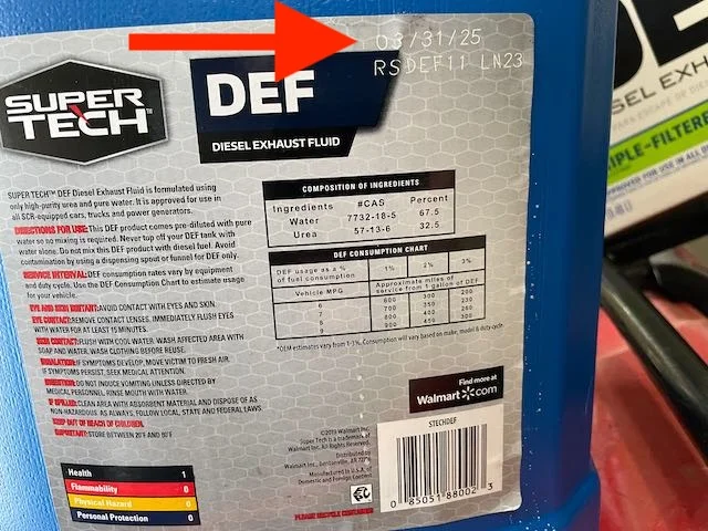 Walmart SupterTech Manf date.webp | Ford Tremor Forum | Ford Super Duty